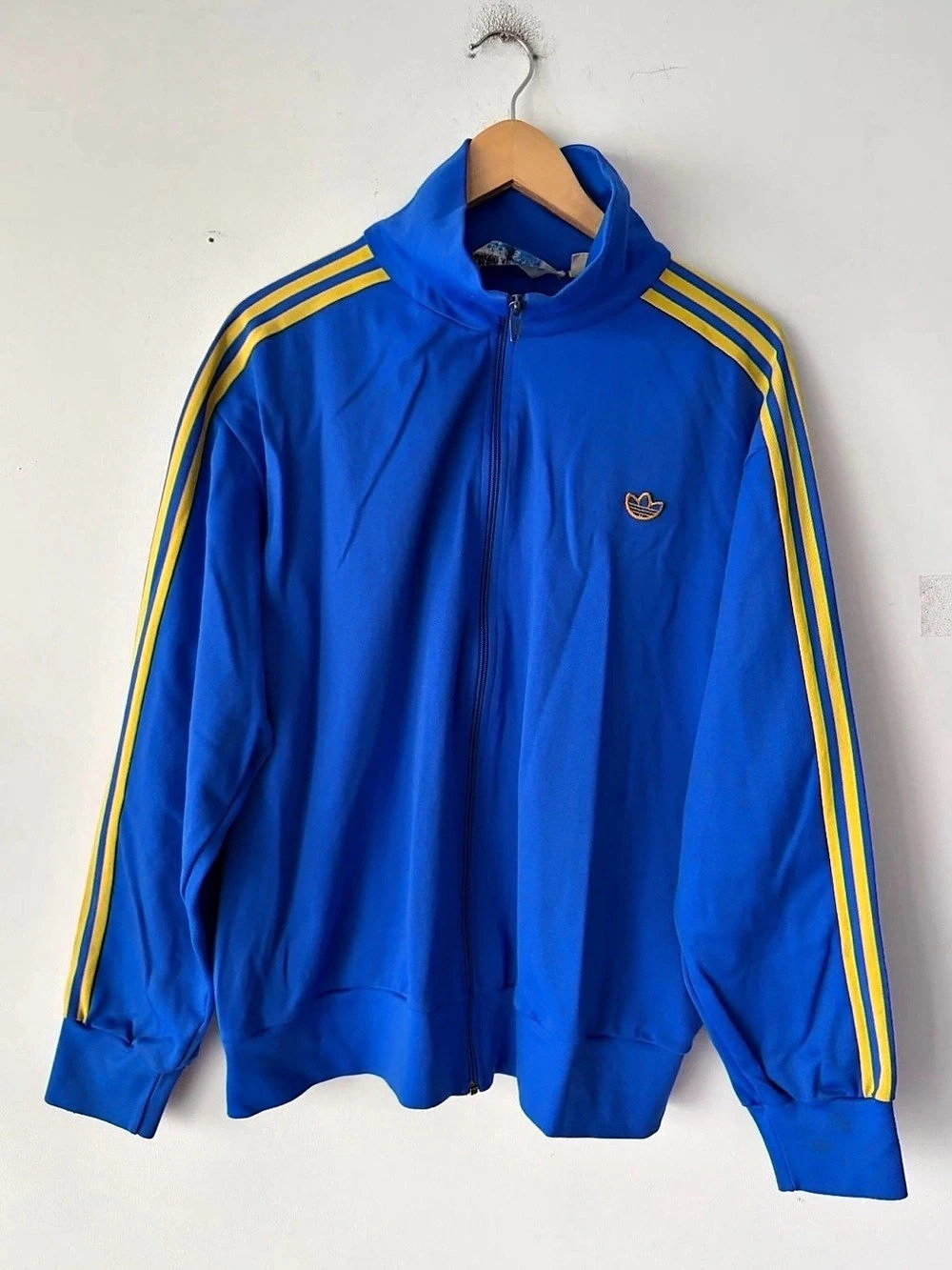 Vintage 80's Adidas Mens Firebird Trefoil Track Jacket Size XL